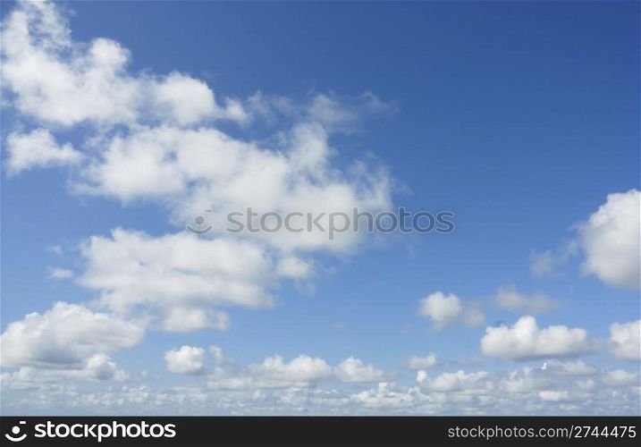 Simple cloudscape background photograph.