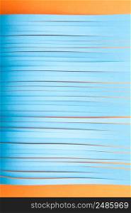 Simple color paper strips background with parallel lines. Simple color paper background.