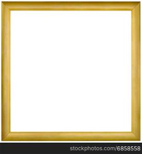 Simple Empty Golden Framework Background Cutout