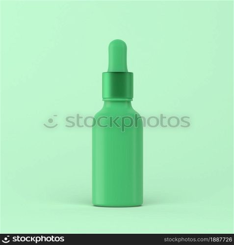 Simple pipette bottle 3d illustration on pastel bacjground foe medical and beauty. Minimal concept. 3d render. Simple pipette bottle 3d illustration on pastel bacjground foe medical and beauty. Minimal concept.
