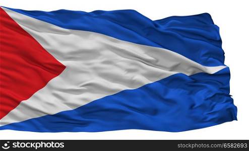 Since City Flag, Country Colombia, Sucre Department, Isolated On White Background. Since City Flag, Colombia, Sucre Department, Isolated On White Background