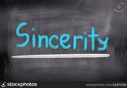 Sincerity Concept