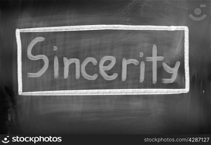 Sincerity Concept