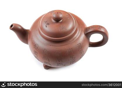 single isolated teapot