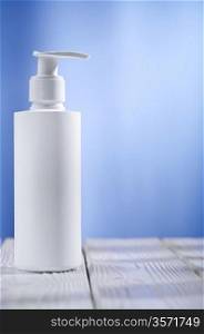 single skincare white sprayer on table