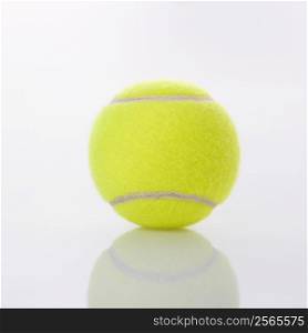 Single tennis ball.