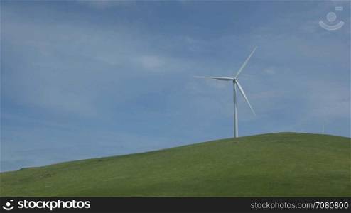 Single turbine in a Californian wind farm