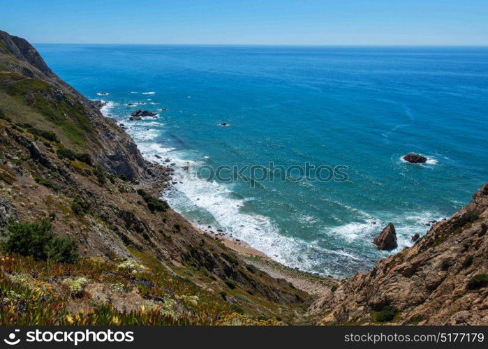 Sintra Portugal. 04 July 2017. Aroeira beach in Sintra. Sintra, Portugal. photography by Ricardo Rocha.