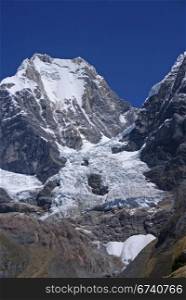 Siula mountain in high Andes, Cordillera Huayhuash, Andes, Peru, South America