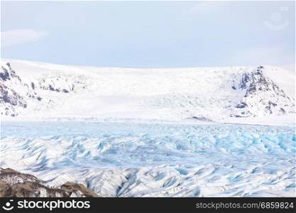 Skaftafell Glacier national park Iceland. Skaftafell Glacier