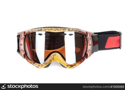 skier mask isolated on a white background