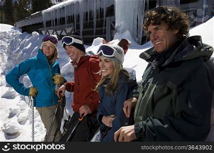 Skiers at Ski Resort