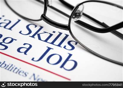 Skills and job