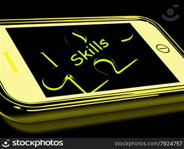 . Skills Smartphone Meaning Knowledge Abilities And Competency