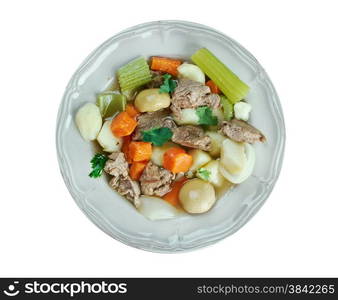 Skirts and kidneys - Irish stew made from pork and pork kidneys.