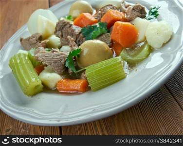 Skirts and kidneys - Irish stew made from pork and pork kidneys.