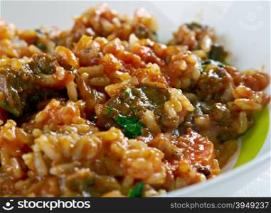 Skoudehkaris - rice recipe from Djibouti.African cuisine