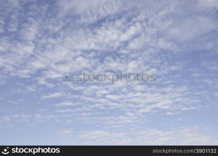 sky and cirrus clouds. blue sky and cirrus clouds on a sunny day