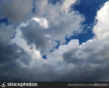 sky and cloud with sunlight