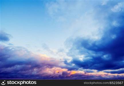 Sky and clouds beautiful summer. Sky and clouds beautiful summer nature background. Sky and clouds beautiful summer