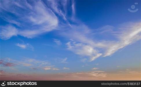 Sky and clouds day summer. Summer sky and clouds. Nature outdoor background