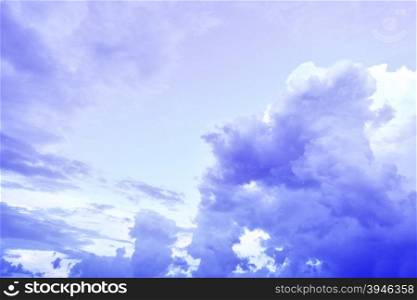 Sky and clouds, may be used as background