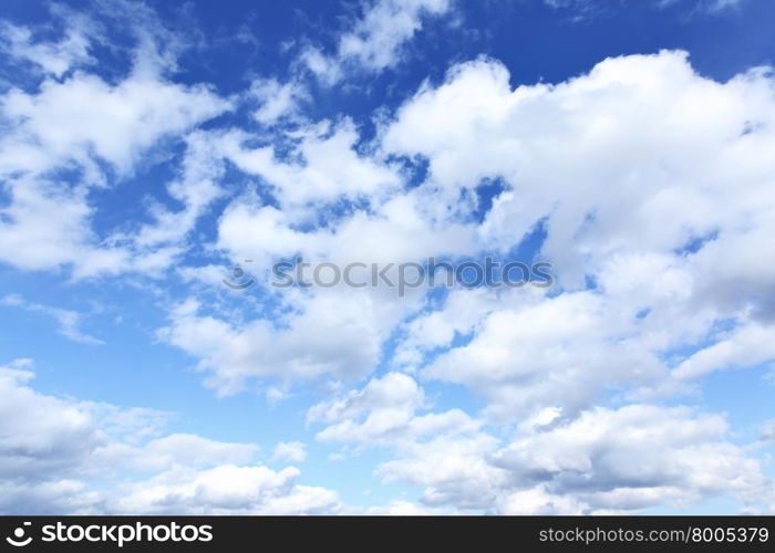 Sky and clouds, may be used as background