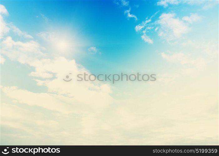 Sky and clouds. Sky and clouds. Bright air summer background. Sky and clouds