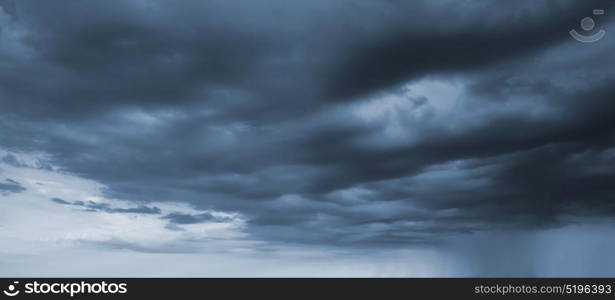 Sky and clouds. Sky and clouds summer panorama. Day shot. Sky and clouds