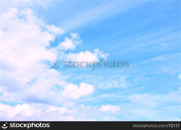 Sky and clouds with space for your own text