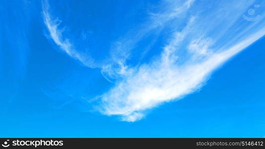 sky and empty space in oman the fluffy cloudy