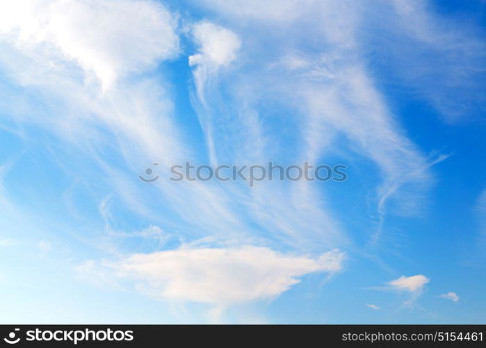 sky and empty space in oman the fluffy cloudy