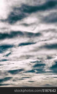 sky and empty space in oman the fluffy cloudy