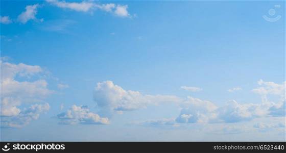 Sky atmosphere clear clouds. Sky and clouds day summer nature background