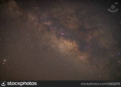 Sky background and stars at night Milkyway