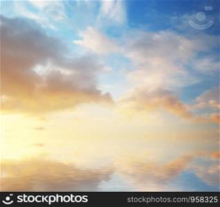 Sky background. Composition of nature.