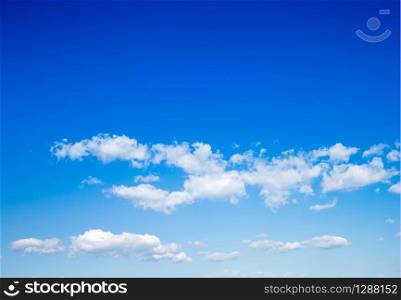 sky background with a tiny clouds