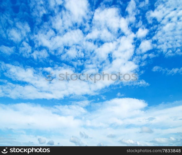 sky background with tiny clouds