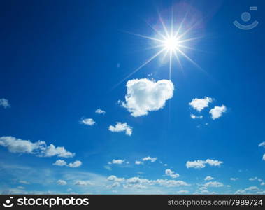 sky background with tiny clouds