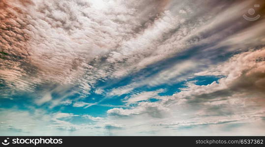 Sky clouds art sunrise background. Sky clouds art sunrise background. Summer wallpaper. Sky clouds art sunrise background