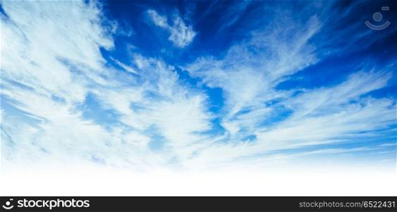 Sky clouds beautiful. Summer sky and clouds. Nature outdoor background