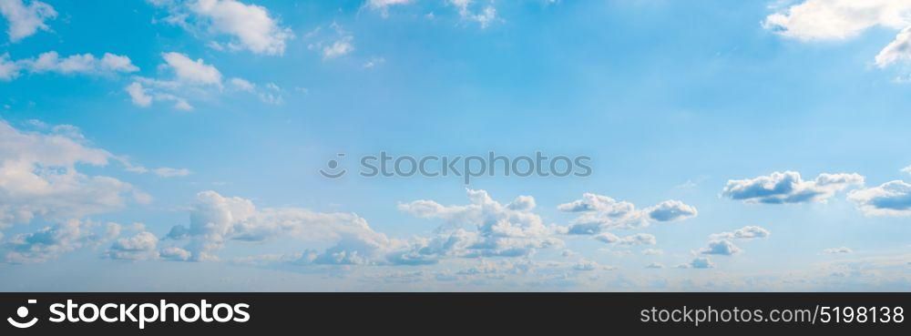 Sky clouds summer panorama. Sky clouds summer panorama background. Sky clouds summer panorama