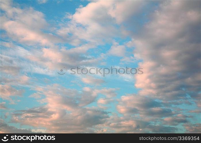 sky cloudy sunset background