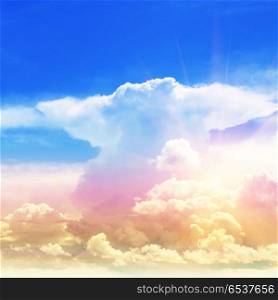 Sky colors air clouds. Sky colors air clouds. Summer morning background. Sky colors air clouds