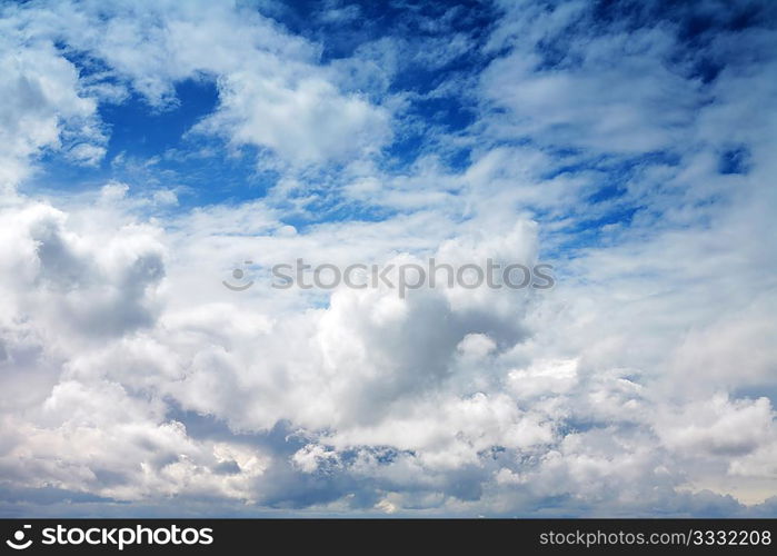 sky covered with clouds