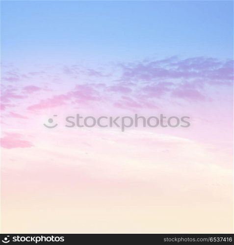 Sky pastel bright colors. Sky pastel bright colors. Summer tropical background art. Sky pastel bright colors