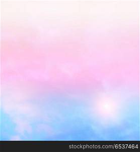 Sky pastel bright colors. Sky pastel bright colors. Summer tropical background art. Sky pastel bright colors