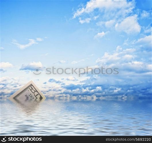 sky, water and dollar