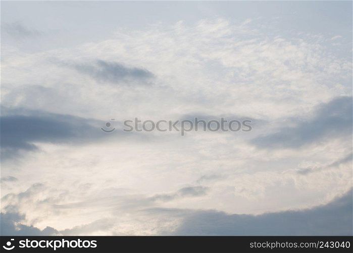 Sky with cloud 