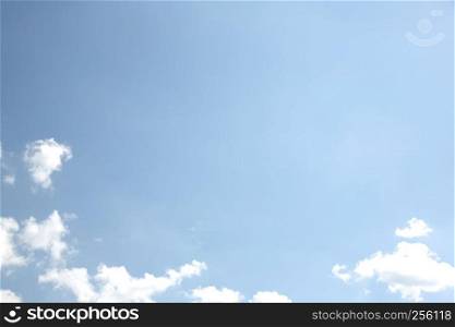 Sky with cloud background